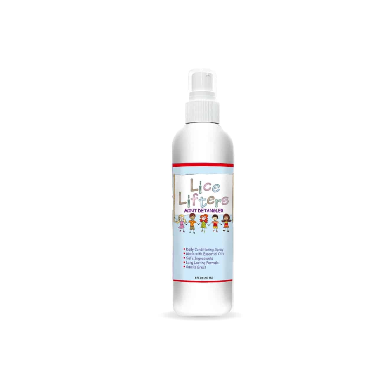 Products Lice Lifters Repel Mint Spray for Lice Care Conditioning Detangling for Hair Lice Deterrent Fresh Peppermint Scent Family Friendly 8 oz